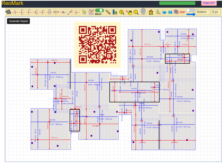 ReoMark reinforcement quantity take-off and optimisation example
