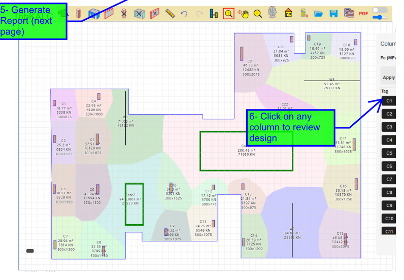 RKALC reinforced concrete column design review for an optimised TribKALC column