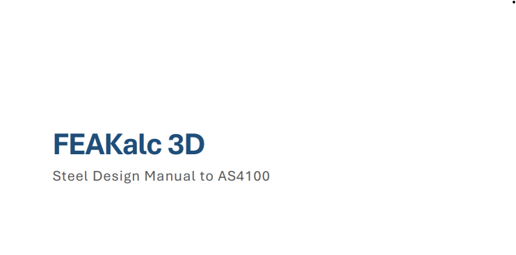 Steel Design Manual